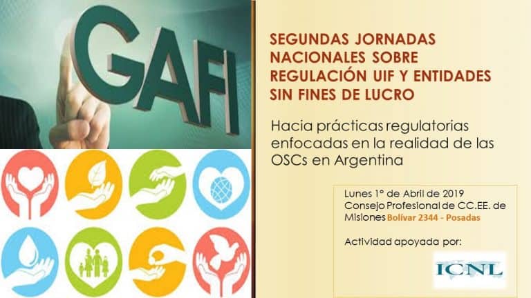 2° Jornada sobre Regulación UIF y OSC