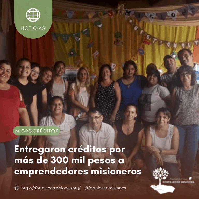 Entregaron créditos por más de 300 mil pesos a emprendedores misioneros