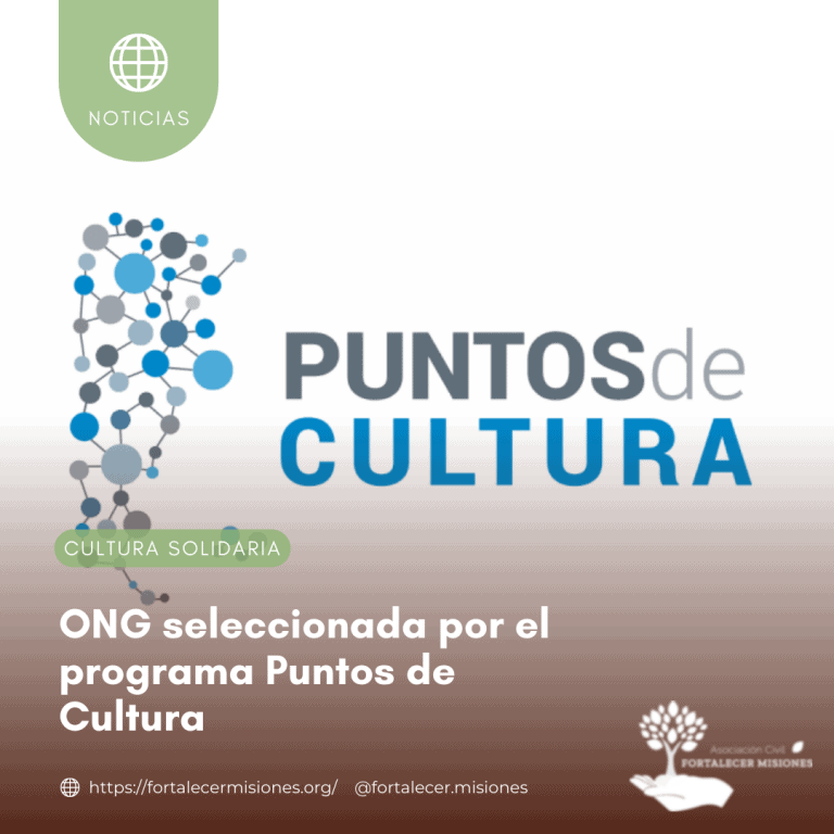 ONG seleccionada por el programa Puntos de Cultura
