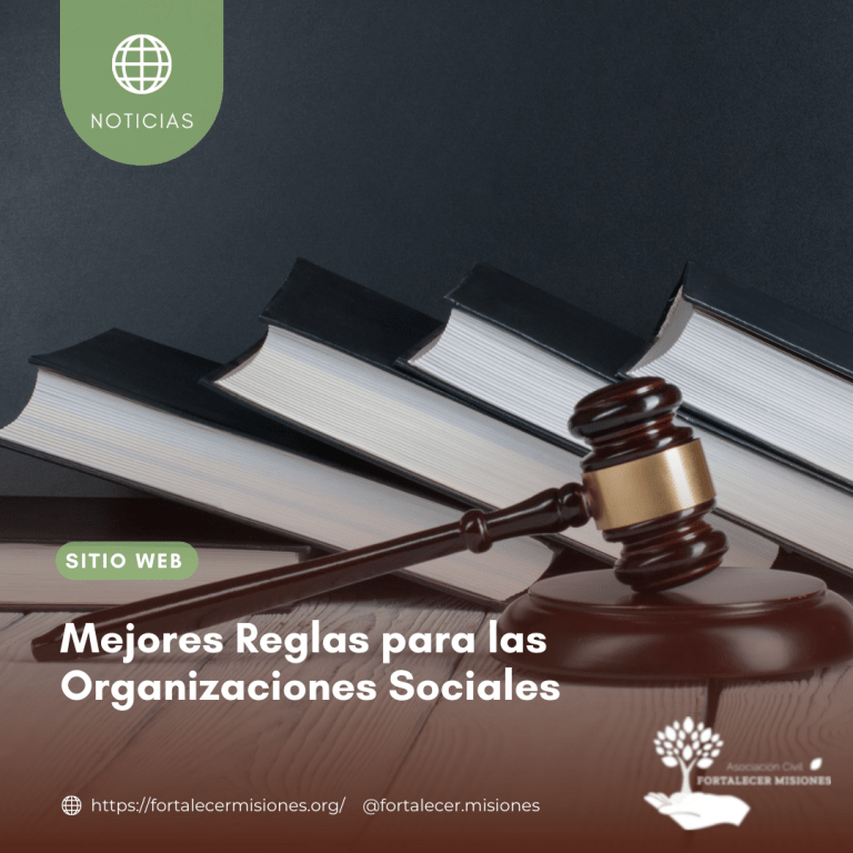 Mejores Reglas para las Organizaciones Sociales