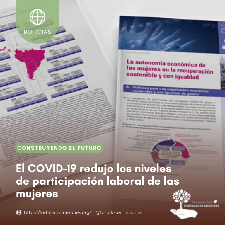 El COVID-19 redujo los niveles de participación laboral de las mujeres